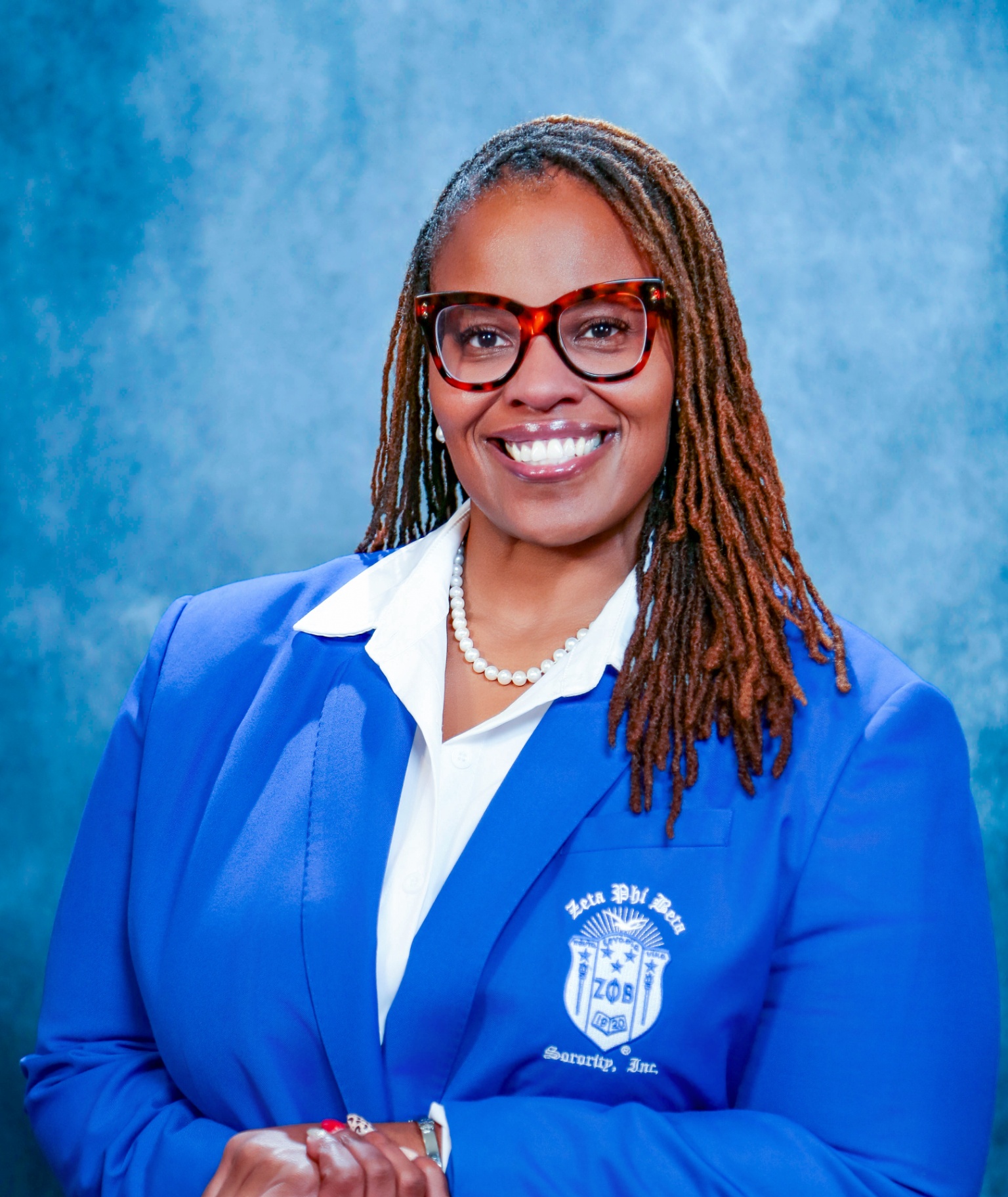 LaTanya Michelle – Zeta Phi Beta portrait, seated